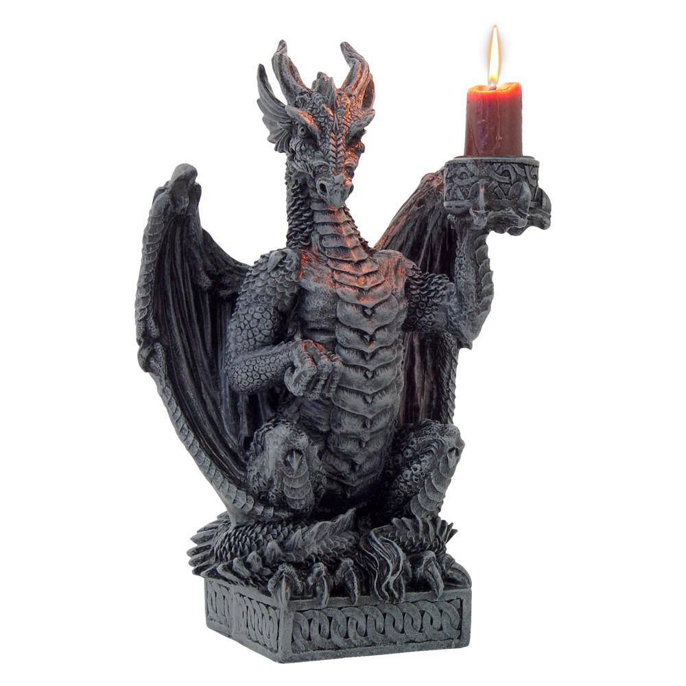 Nemesis Now - Light Keeper Bougeoir - Noir